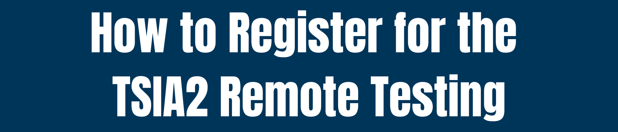 TSIA2 Remote 